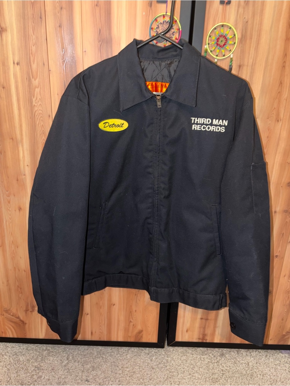 Third Man Records Black Work Jacket with Graphic Back - Picture 2 of 3